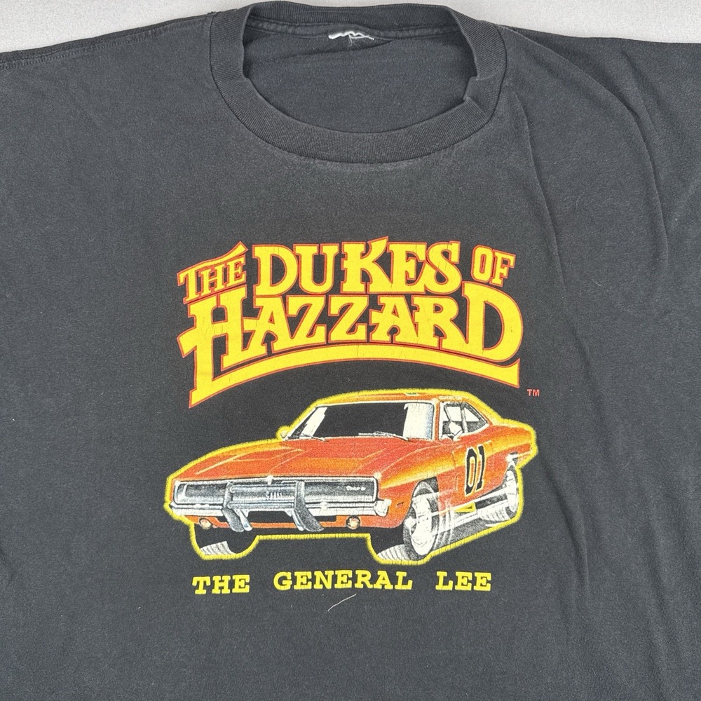 Vintage Dukes of Hazzard General Lee TV Show Single Stitch T Shirt XXL